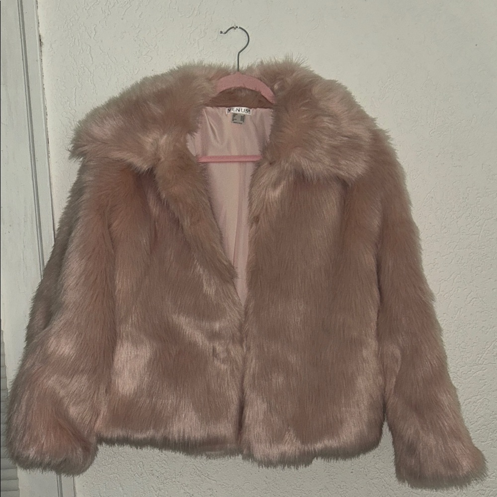 VENUS Plush Teddy Jacket in pink